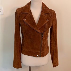 BlankNYC. Brown Leather Moto Jacket. Never worn.